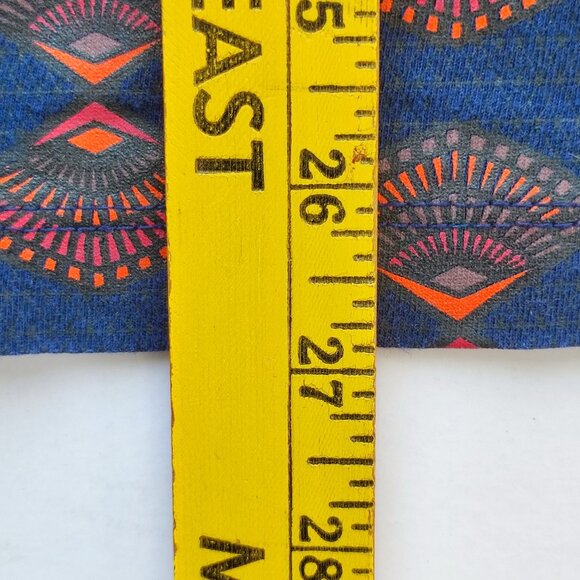 Jack & Jones T-shirt men's size L navy blue with orange graphic pattern slim fit - Picture 9 of 9